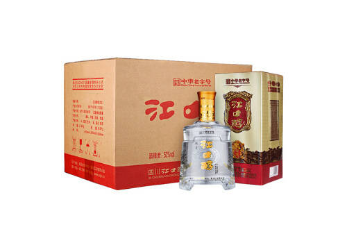 52度江口醇龍生濃香型白酒500mlx6瓶整箱價格？