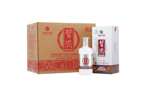 53度貴州習酒習酒銀質醬香型白酒500mlx6瓶整箱價格？