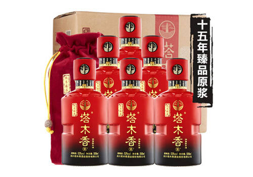 52度塔木香純糧臻品壹+濃香型白酒500mlx6瓶整箱價格？