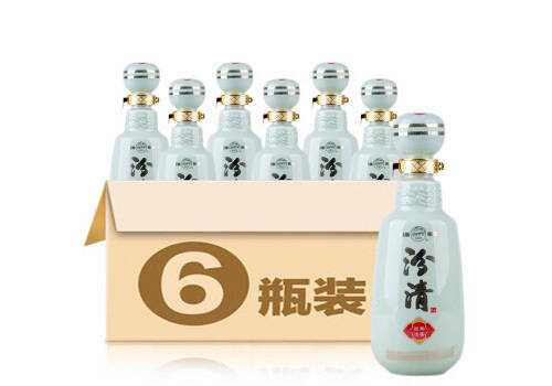 42度汾酒汾清酒百年清香清香型白酒6瓶整箱價格？