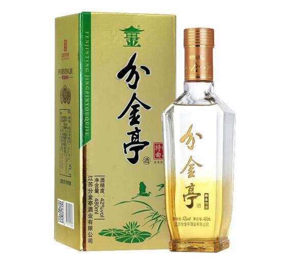 江蘇分金亭42度酒的價格表，清爽香甜好入口的低端口糧酒