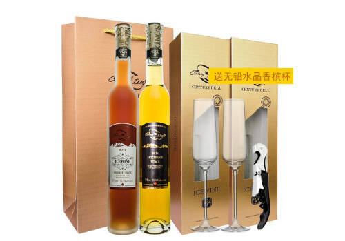 加拿大瑪格諾塔Magnotta限量版VQA維代爾冰白+品麗珠冰紅葡萄酒375mlx2支禮盒裝價格多少錢？