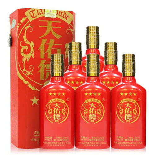 42度天佑德青稞酒紅四天6瓶整箱一般價格多少錢