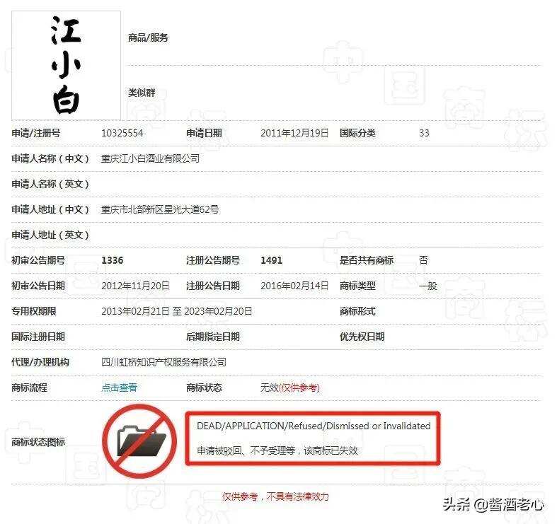 江小白和江津酒廠三年商標之爭的破解之道：沒有錢解決不了的