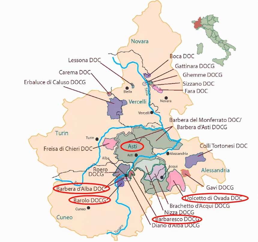 意大利酒喝不懂？這次全給你捋順——皮埃蒙特篇