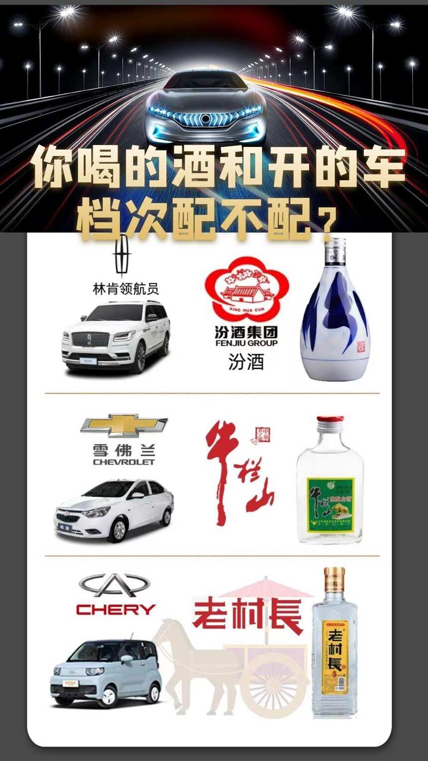 喝什么酒配什么車，酒與名車是土豪的兩大必備品