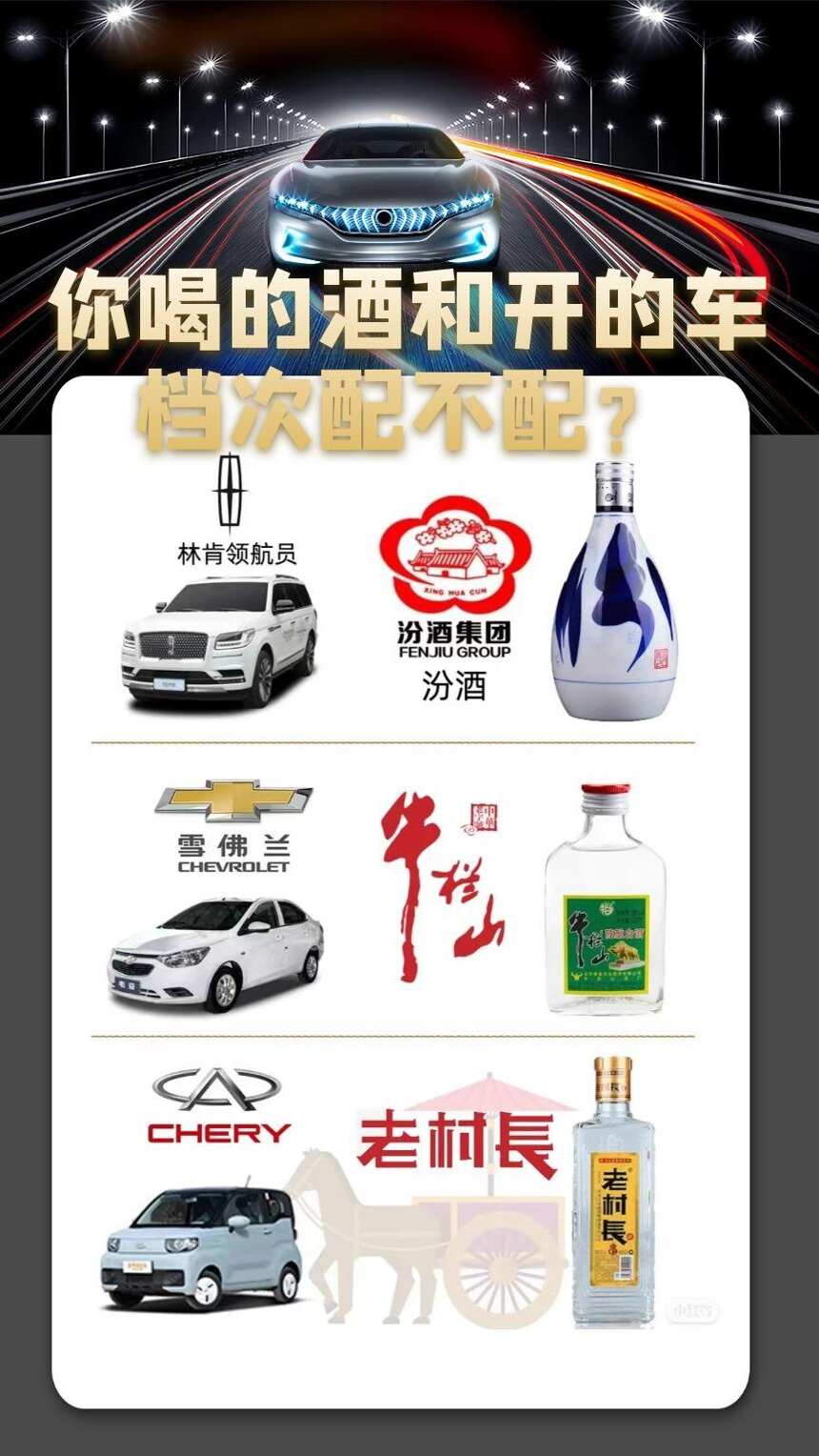 喝什么酒配什么車，酒與名車是土豪的兩大必備品