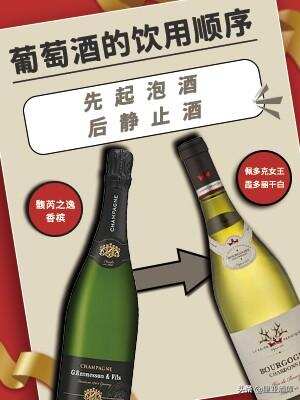 葡萄酒小課堂（3）| 葡萄酒的飲用順序