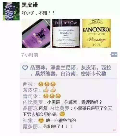 當葡萄酒也玩朋友圈，畫風是這樣的