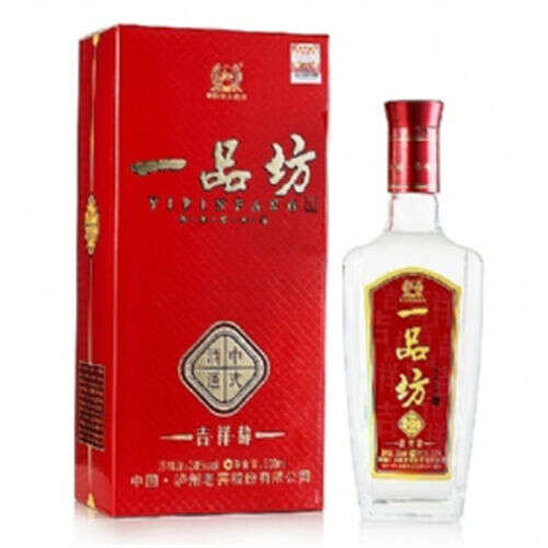 38度瀘州老窖一品坊吉祥辭濃香型白酒現在價格